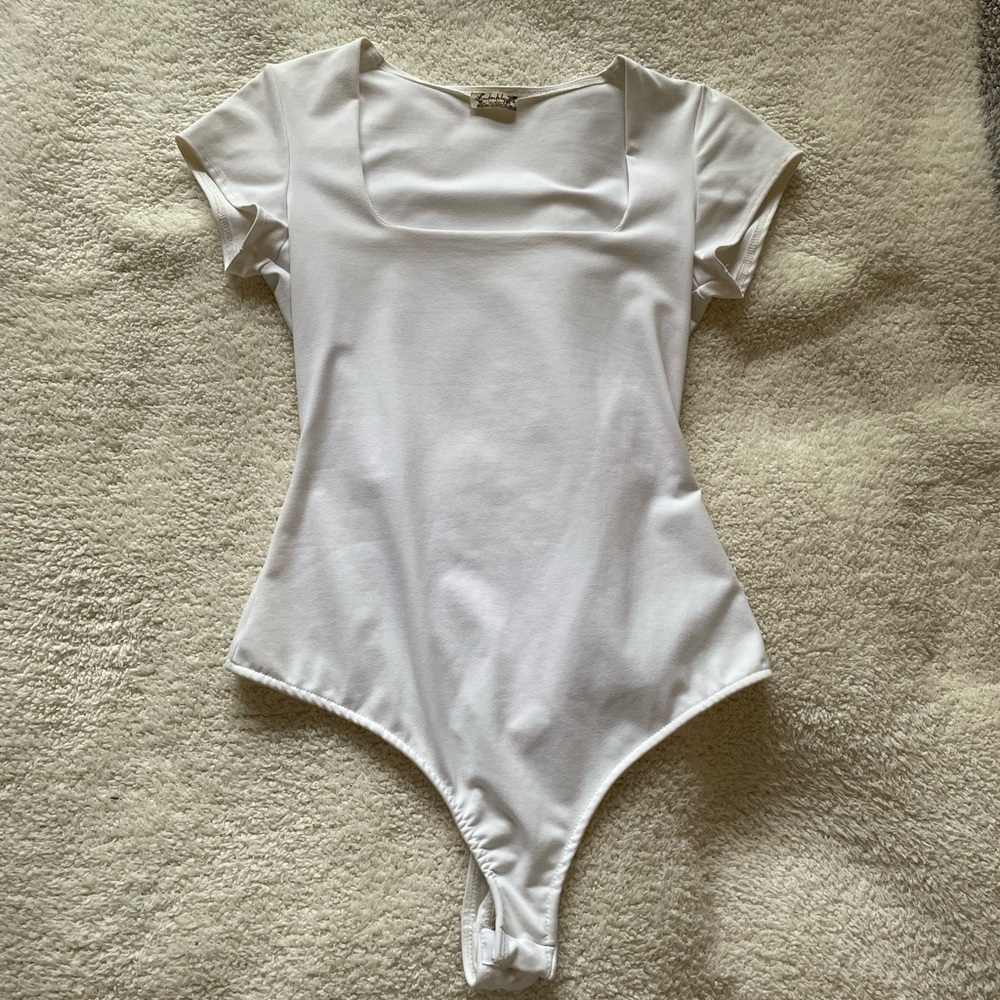 Free People white bodysuit